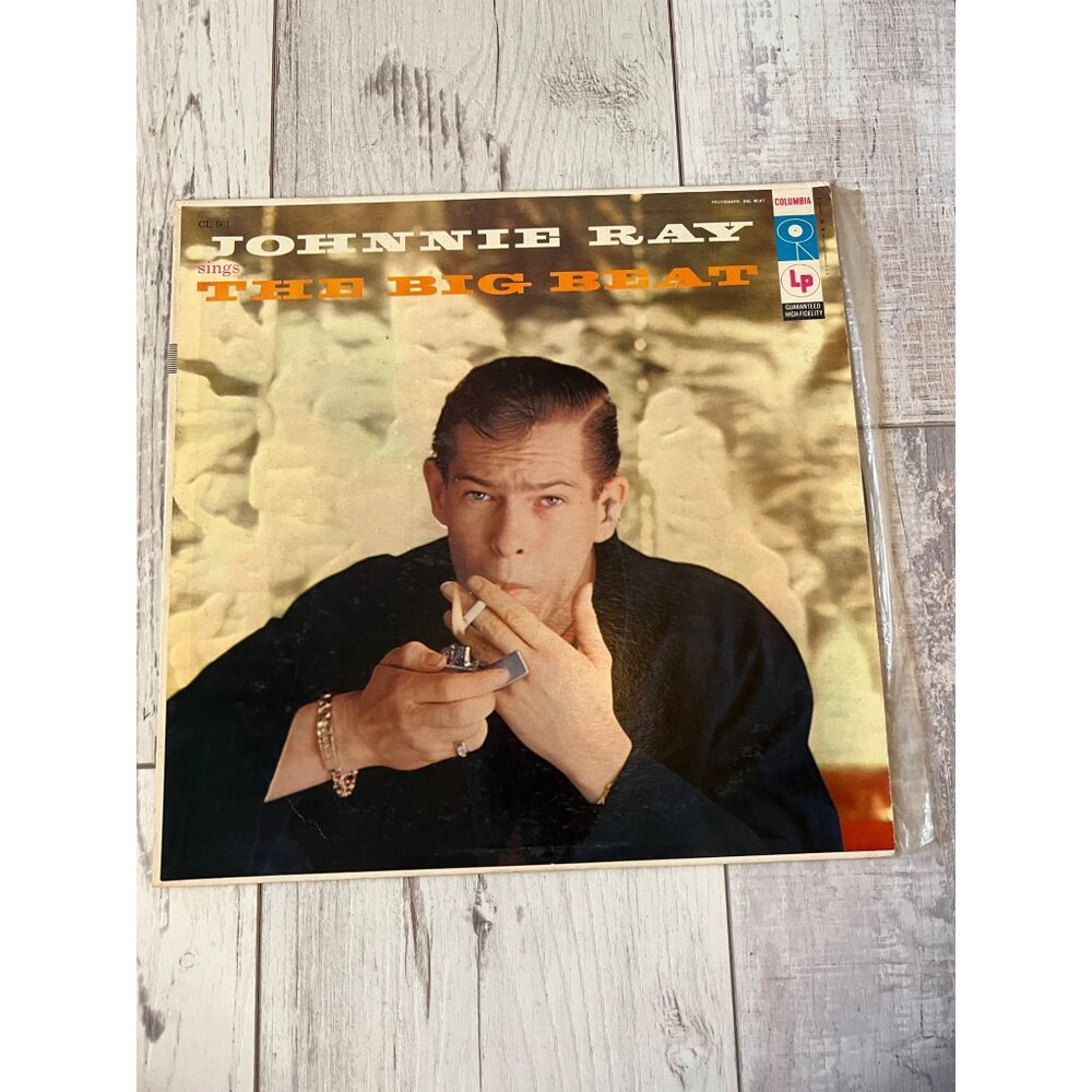 Johnnie Ray Sings The Big Beat Vinyl Record CL 961 Vintage Album